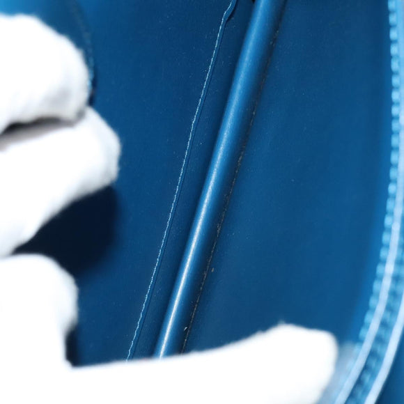 LOUIS VUITTON Epi Capuchin Shoulder Bag Blue M52345 LV Auth 111419