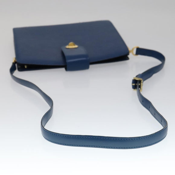 LOUIS VUITTON Epi Capuchin Shoulder Bag Blue M52345 LV Auth 111419