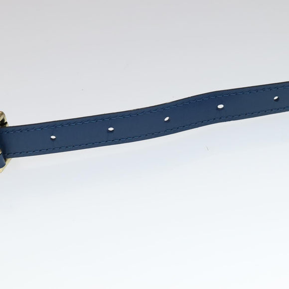 LOUIS VUITTON Epi Capuchin Shoulder Bag Blue M52345 LV Auth 111419