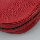LOUIS VUITTON Epi Jeune Fille MM Shoulder Bag Red M52157 LV Auth 111421-16