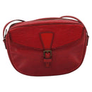 LOUIS VUITTON Epi Jeune Fille MM Shoulder Bag Red M52157 LV Auth 111421-13