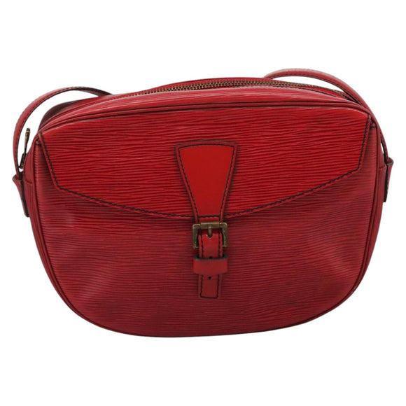 LOUIS VUITTON Epi Jeune Fille MM Shoulder Bag Red M52157 LV Auth 111421