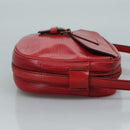 LOUIS VUITTON Epi Jeune Fille MM Shoulder Bag Red M52157 LV Auth 111421-3