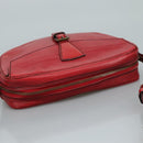 LOUIS VUITTON Epi Jeune Fille MM Shoulder Bag Red M52157 LV Auth 111421-6