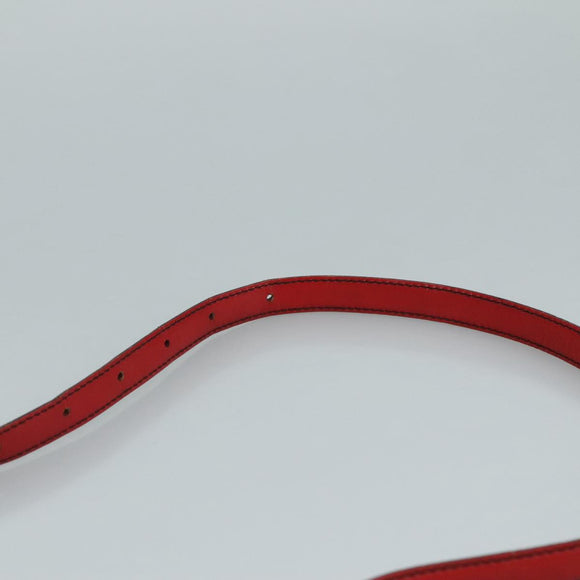 LOUIS VUITTON Epi Jeune Fille MM Shoulder Bag Red M52157 LV Auth 111421