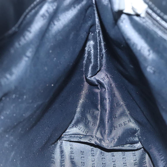 BURBERRY Nova Check Hand Bag PVC Beige Auth 111433