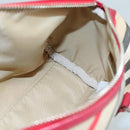 BURBERRY Blue Label Nova Check Hand Bag Canvas Beige Auth 111434-17