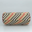 BURBERRY Blue Label Nova Check Hand Bag Canvas Beige Auth 111434-5