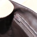 CELINE C Sulky Shoulder Bag PVC Beige Gold Auth 111437-21