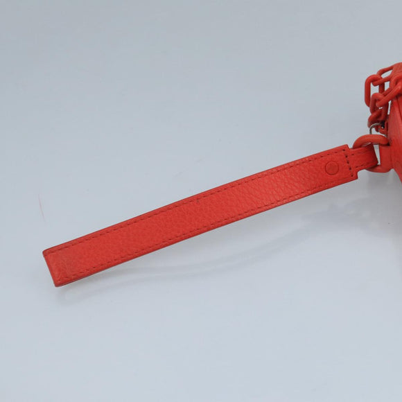 LOUIS VUITTON Monogram Empreinte Pochette Volga Bag Red M53555 LV Auth 111442