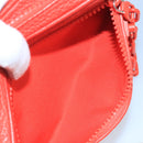 LOUIS VUITTON Monogram Empreinte Pochette Volga Bag Red M53555 LV Auth 111442-22