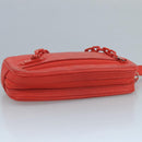 LOUIS VUITTON Monogram Empreinte Pochette Volga Bag Red M53555 LV Auth 111442-5