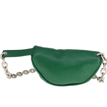 BOTTEGA VENETA Chain Shoulder Bag Leather Green Auth 111467V - 0