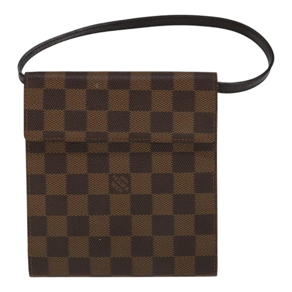 LOUIS VUITTON Damier CD Case Japan 20th Anniversary Only M99074 Auth 111471V