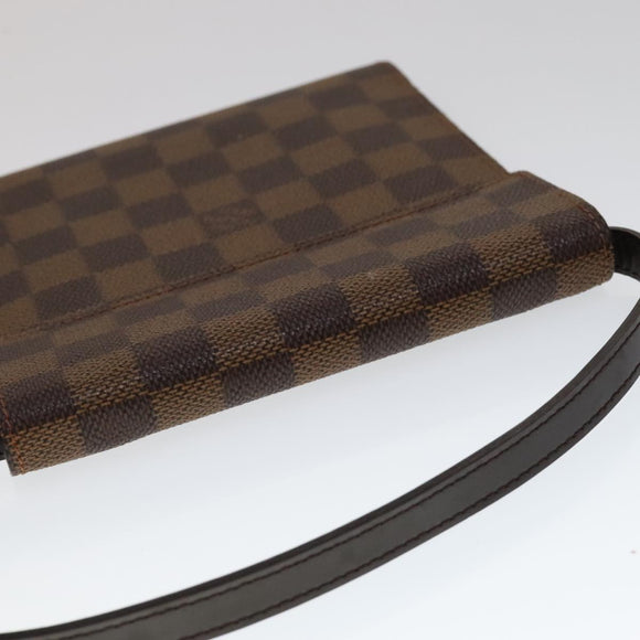 LOUIS VUITTON Damier CD Case Japan 20th Anniversary Only M99074 Auth 111471V