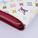 LOUIS VUITTON Monogram Multicolor Portefeuille Lou White M14093 LV Auth 111487SV-15
