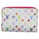 LOUIS VUITTON Monogram Multicolor Portefeuille Lou White M14093 LV Auth 111487SV-13