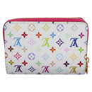LOUIS VUITTON Monogram Multicolor Portefeuille Lou White M14093 LV Auth 111487SV-2