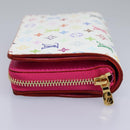 LOUIS VUITTON Monogram Multicolor Portefeuille Lou White M14093 LV Auth 111487SV-3
