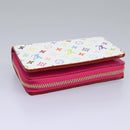 LOUIS VUITTON Monogram Multicolor Portefeuille Lou White M14093 LV Auth 111487SV-5