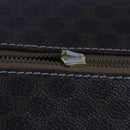 CELINE Macadam Canvas Shoulder Bag PVC Leather Gold Brown Auth 111488-9