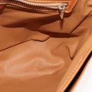 CELINE Macadam Canvas Shoulder Bag PVC Leather Gold Brown Auth 111488-20