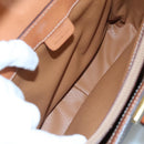 CELINE Macadam Canvas Hand Bag PVC Leather Brown Auth 111489-10