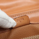 CELINE Macadam Canvas Hand Bag PVC Leather Brown Auth 111489-12