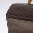 CELINE Macadam Canvas Hand Bag PVC Leather 2way Brown Auth 111490-12