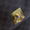 CELINE Macadam Canvas Hand Bag PVC Leather 2way Brown Auth 111490-14