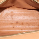 CELINE Macadam Canvas Hand Bag PVC Leather 2way Brown Auth 111490-15