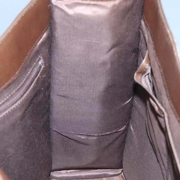 BURBERRY Nova Check Tote Bag Canvas Beige Auth 111496