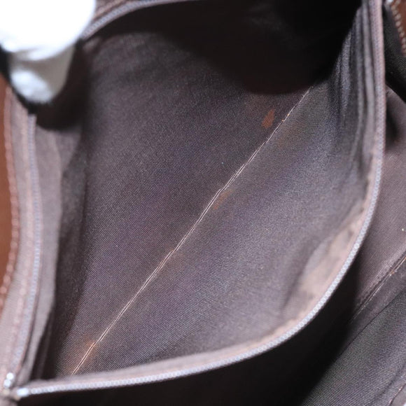 BURBERRY Nova Check Tote Bag Canvas Beige Auth 111496