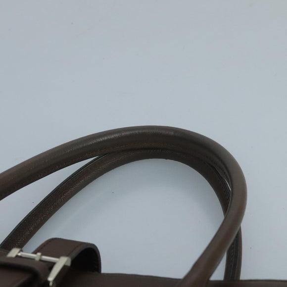 BURBERRY Nova Check Tote Bag Canvas Beige Auth 111496