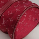 LOUIS VUITTON Monogram Satin Little papillon Hand Bag Pink M92353 LV Auth 111500-15