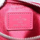 LOUIS VUITTON Monogram Satin Little papillon Hand Bag Pink M92353 LV Auth 111500-19