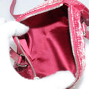 LOUIS VUITTON Monogram Satin Little papillon Hand Bag Pink M92353 LV Auth 111500-11