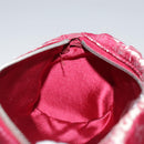 LOUIS VUITTON Monogram Satin Little papillon Hand Bag Pink M92353 LV Auth 111500-20