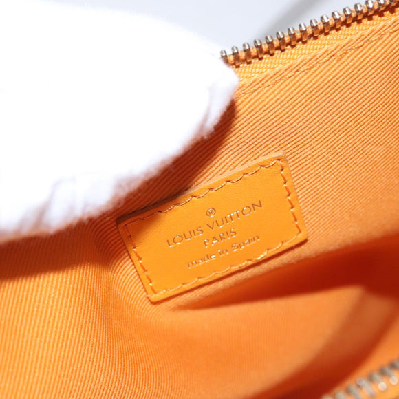 LOUIS VUITTON Monogram White Flat Mensenger Shoulder Bag Bron M44640 Auth 111516