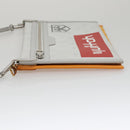 LOUIS VUITTON Monogram White Flat Mensenger Shoulder Bag Bron M44640 Auth 111516-4