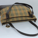 Burberrys Nova Check Shoulder Bag Canvas Beige Auth 111520-6