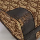 Christian Dior Trotter Canvas Hand Bag Brown Auth 111521-10