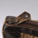 Christian Dior Trotter Canvas Hand Bag Brown Auth 111521-14