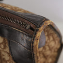 Christian Dior Trotter Canvas Hand Bag Brown Auth 111521-11