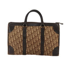 Christian Dior Trotter Canvas Hand Bag Brown Auth 111521-2