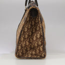 Christian Dior Trotter Canvas Hand Bag Brown Auth 111521-4