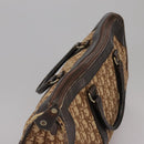 Christian Dior Trotter Canvas Hand Bag Brown Auth 111521-6