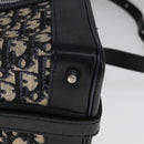Christian Dior Trotter Canvas Shoulder Bag Navy Auth 111522-14