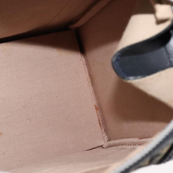 Christian Dior Trotter Canvas Shoulder Bag Navy Auth 111522