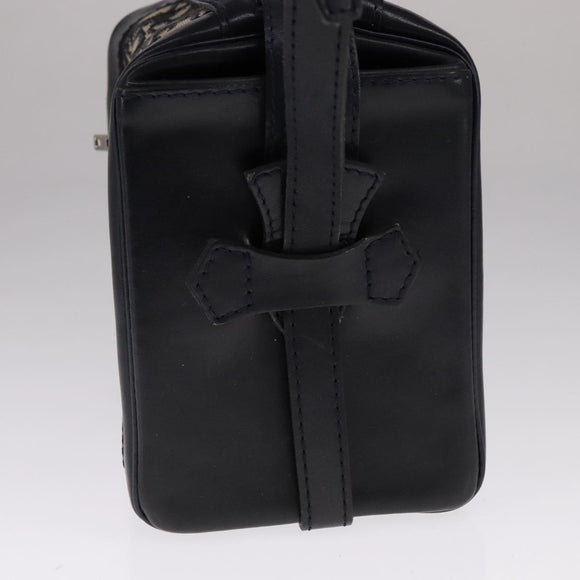 Christian Dior Trotter Canvas Shoulder Bag Navy Auth 111522